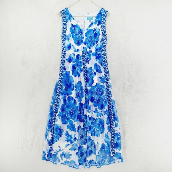 SimplyVera by Vera Wang Light and airy poly chiffon hi/low hem Dress P3581 - Picture 1 of 7